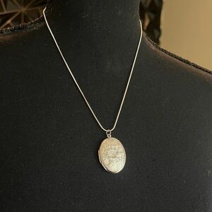 Vintage locket necklace